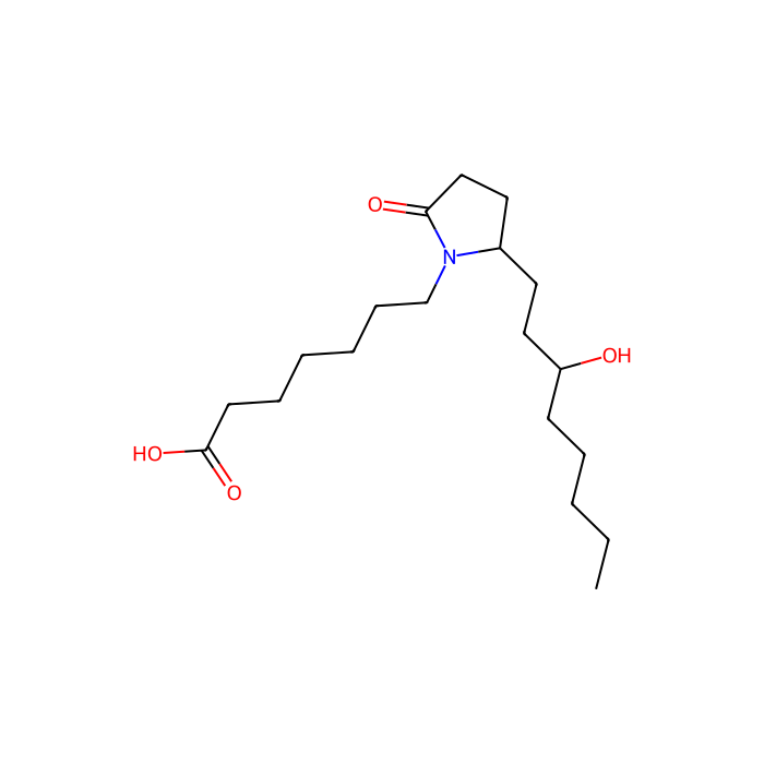 2-(3-hydroxyoctyl)-5-oxo-1-pyrrolidineheptanoic acid - ≥96%, A solution in ethanol CAS No(64054-40-6) by Aladdin Scientific