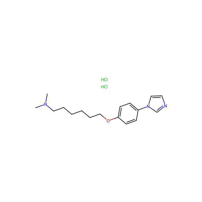 6-[4-(1H-imidazol-1-yl)phenoxy]-N,N-dimethyl-1-hexanamine, dihydrochloride -  CAS No(502656-68-0) by Aladdin Scientific