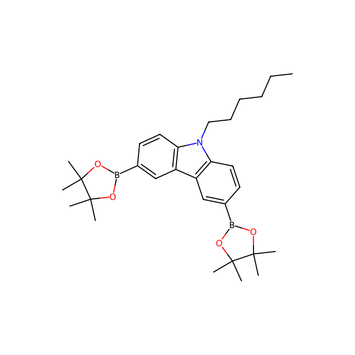 9-Hexyl-3,6-bis(4,4,5,5-tetramethyl-1,3,2-dioxaborolan-2-yl)-9H-carbazole - ≥98% CAS No(628336-95-8) by Aladdin Scientific