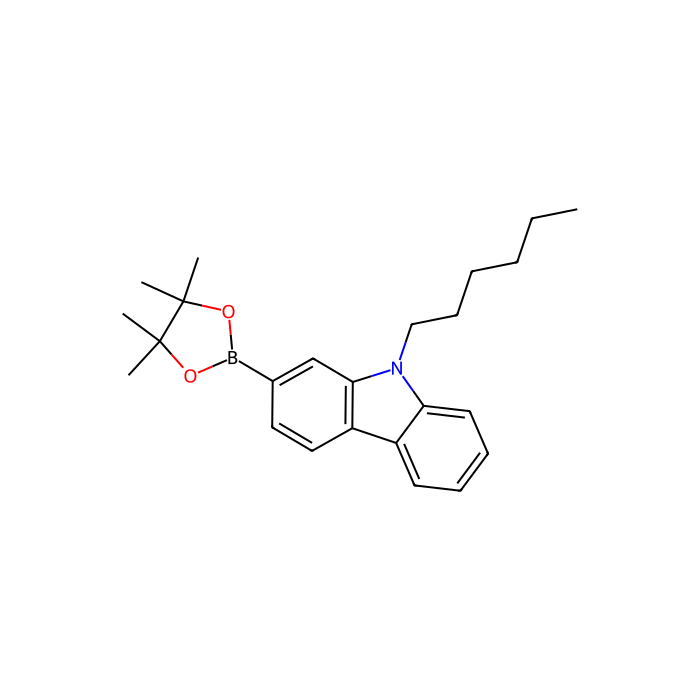 9-Hexyl-2-(4,4,5,5-tetramethyl-1,3,2-dioxaborolan-2-yl)-9H-carbazole - ≥98% CAS No(1339953-35-3) by Aladdin Scientific