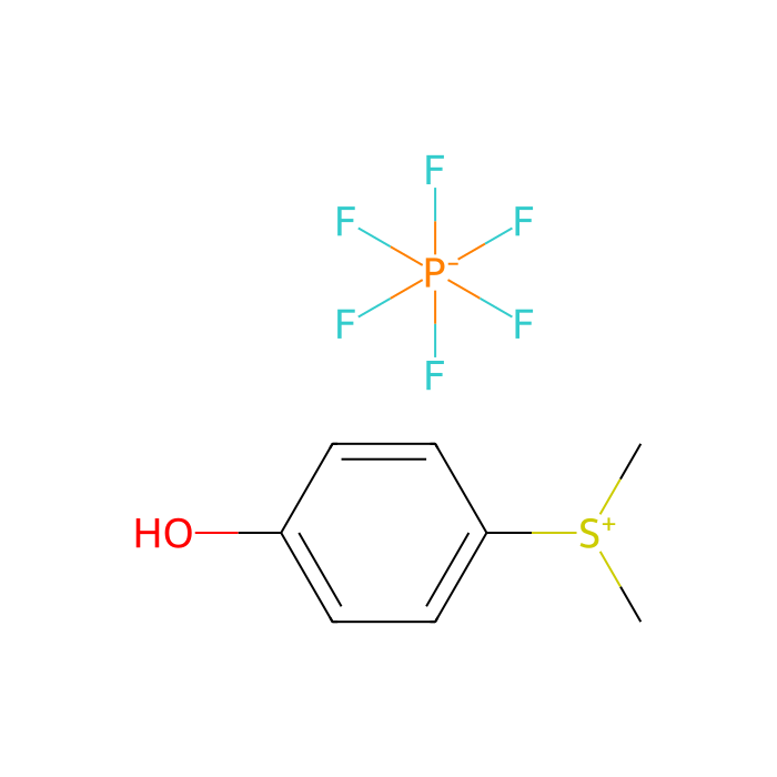(4-Hydroxyphenyl)dimethylsulfonium Hexafluorophosphate - ≥98%(HPLC)(T) CAS No(59626-68-5) by Aladdin Scientific
