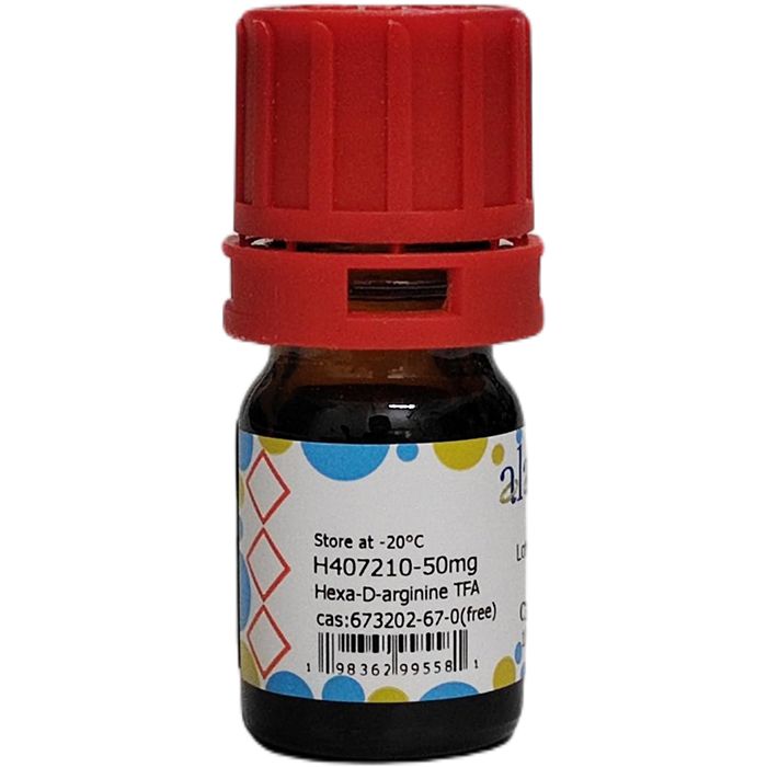 Hexa-D-arginine TFA - ≥98% CAS No(673202-67-0(free)) by Aladdin Scientific