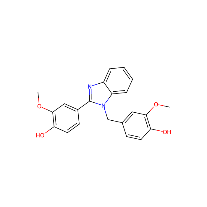 4-[1-(4-Hydroxy-3-methoxybenzyl)-1H-benzimidazol-2-yl]-2-methoxyphenol - 10mM in DMSO CAS No(85573-18-8) by Aladdin Scientific