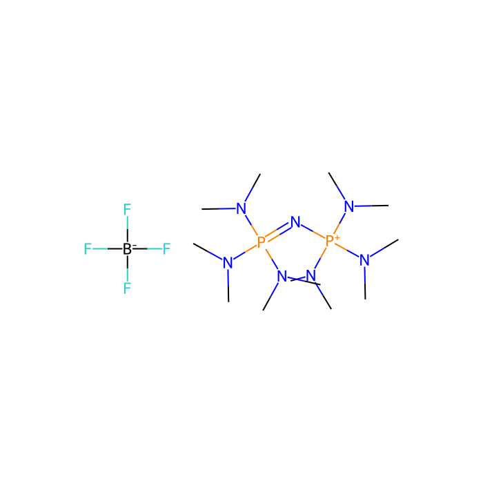 1,1,1,3,3,3-Hexakis(dimethylamino)diphosphazenium tetrafluoroborate - ≥98%(T) CAS No(137334-98-6) by Aladdin Scientific