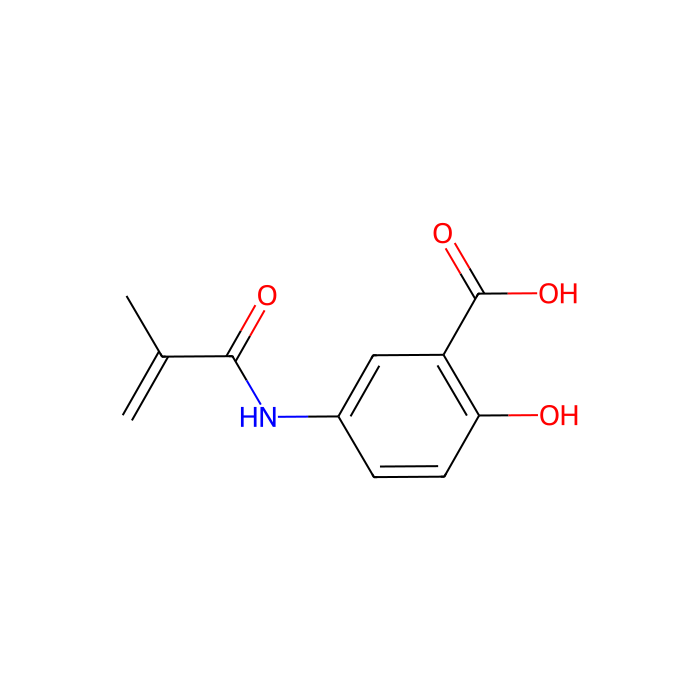 2-Hydroxy-5-N-methacrylamidobenzoic acid -  CAS No(53193-87-6) by Aladdin Scientific