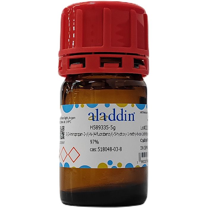 2-(2-Aminopropan-2-yl)-N-(4-fluorobenzyl)-5-hydroxy-1-methyl-6-oxo-1,6-dihydropyrimidine-4-carboxamide - ≥97% CAS No(518048-03-8) by Aladdin Scientific