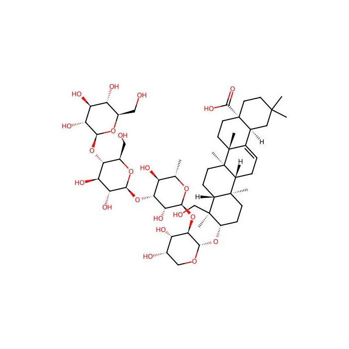 Hederagenin - 3-O-β-D- Galactosyl( 1→3)-β-D-glucosyl( 1→3)-α-L-rhamnosyl(1→2)-α-L-arabinoside - ≥98% CAS No(146100-02-9) by Aladdin Scientific