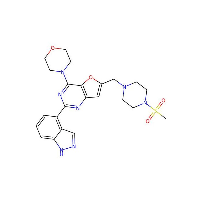 2-(1H-indazol-4-yl)-6-((4-(methylsulfonyl)piperazin-1-yl)methyl)-4-morpholinofuro[3,2-d]pyrimidine -  CAS No(956032-28-3) by Aladdin Scientific