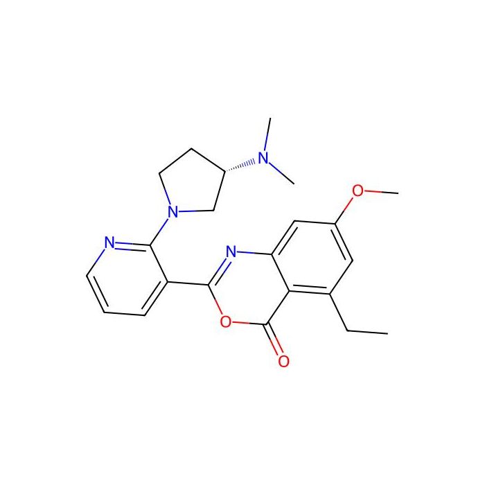 4H-3,1-Benzoxazin-4-one, 2-(2-((3S)-3-(dimethylamino)-1-pyrrolidinyl)-3-pyridinyl)-5-ethyl-7-methoxy- -  CAS No(1015439-77-6) by Aladdin Scientific