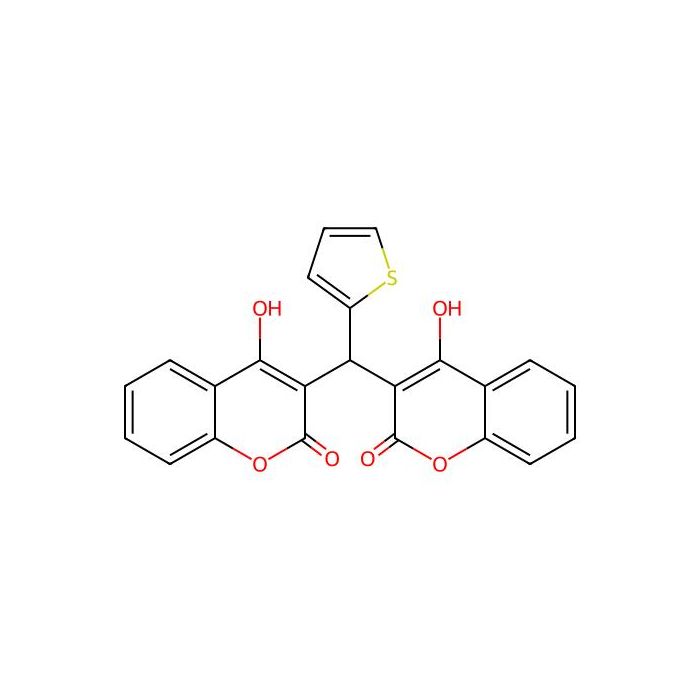 4-hydroxy-3-[(4-hydroxy-2-oxo-2H-chromen-3-yl)(thiophen-2-yl)methyl]-2H-chromen-2-one -  CAS No(15938-73-5) by Aladdin Scientific