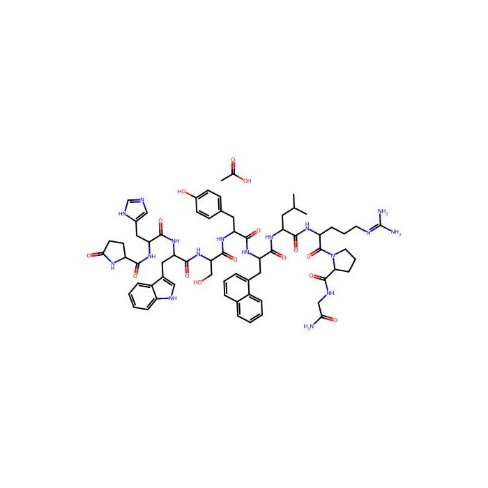 H-Pyr-His-Trp-Ser-Tyr-D-1Nal-Leu-Arg-Pro-Gly-NH2.CH3CO2H -  CAS No(49800010) by Aladdin Scientific