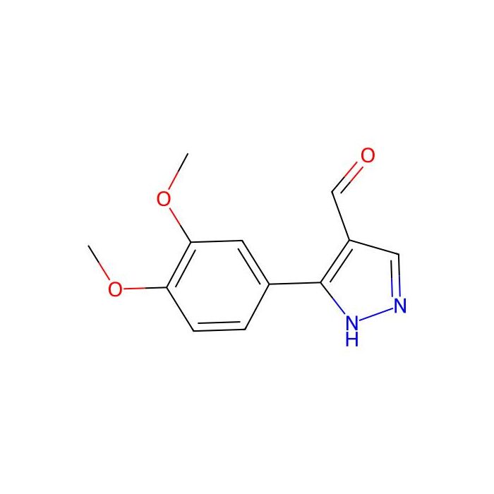 3-(3，4-Dimethoxyphenyl)-1H-pyrazole-4-carbaldehyde - ≥95% CAS No(350997-69-2) by Aladdin Scientific