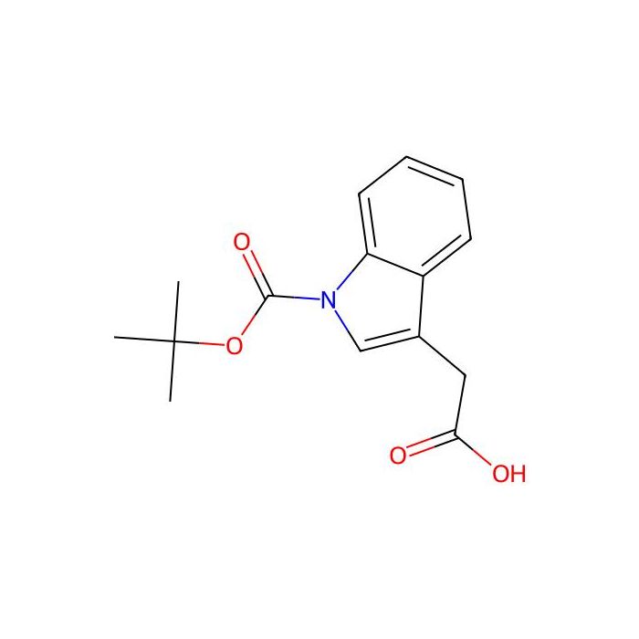 2-(1-(tert-butoxycarbonyl)-1H-indol-3-yl)acetic acid - ≥95% CAS No(128550-08-3) by Aladdin Scientific