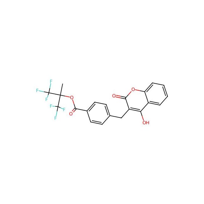 1，1，1，3，3，3-Hexafluoro-2-methylpropan-2-yl 4-[(4-hydroxy-2-oxo-2H-chromen-3-yl)methyl]benzoate -  CAS No(867257-26-9) by Aladdin Scientific