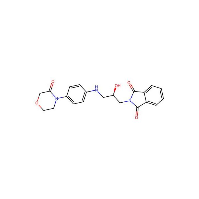 2-[(2R)-2-Hydroxy-3-[[4-(3-oxo-4-morpholinyl)phenyl]amino]propyl]-1H-isoindole-1，3(2H)-dione - ≥98% CAS No(446292-07-5) by Aladdin Scientific