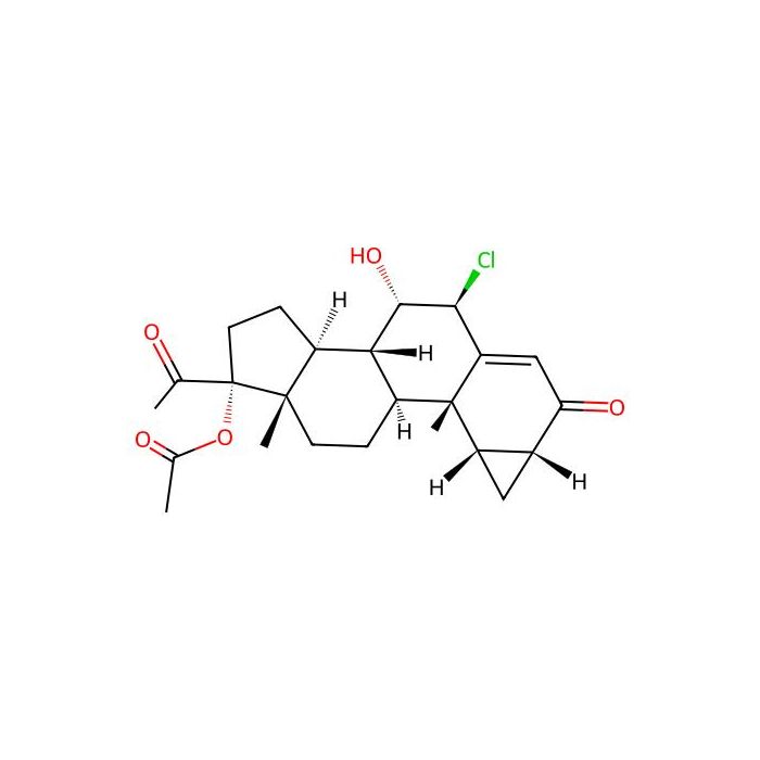 3'H-Cyclopropa[1,2]pregna-1,4-diene-3,20-dione, 17-(acetyloxy)-6-chloro-1,2-dihydro-7-hydroxy-, (1beta,2beta,6beta,7alpha)- - ≥95% CAS No(23814-84-8) by Aladdin Scientific