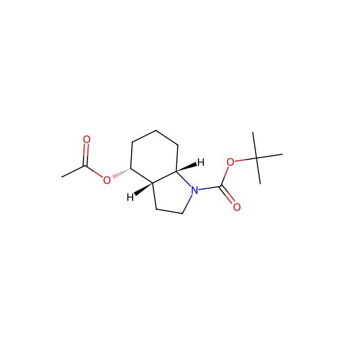 1H-Indole-1-carboxylic acid, 4-(acetyloxy)octahydro-, 1,1-dimethylethyl ester, (3aS,4R,7aS)- - ≥97% CAS No(543910-44-7) by Aladdin Scientific