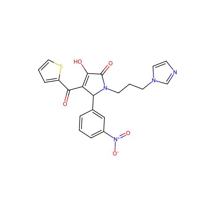 1-(3-(1H-imidazol-1-yl)propyl)-3-hydroxy-5-(3-nitrophenyl)-4-(thiophene-2-carbonyl)-1H-pyrrol-2(5H)-one -  CAS No(380887-92-3) by Aladdin Scientific