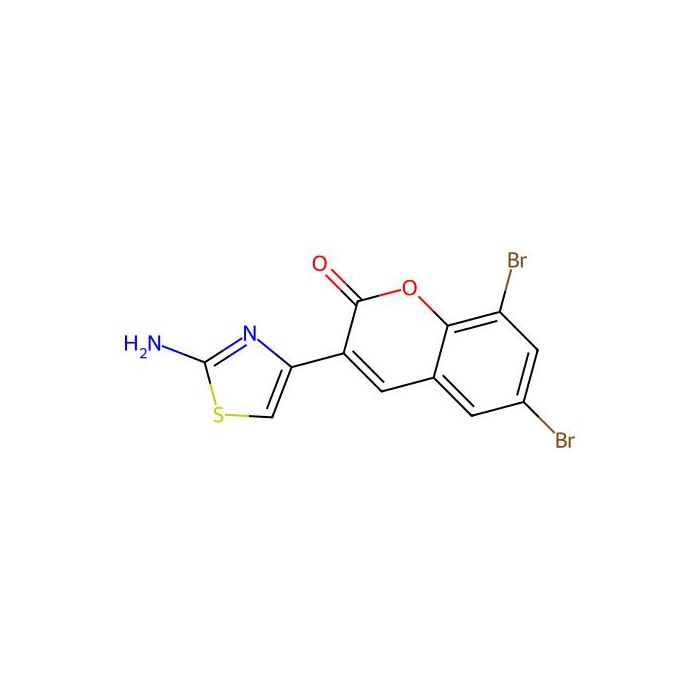 2H-1-Benzopyran-2-one, 3-(2-amino-4-thiazolyl)-6,8-dibromo- -  CAS No(126357-22-0) by Aladdin Scientific