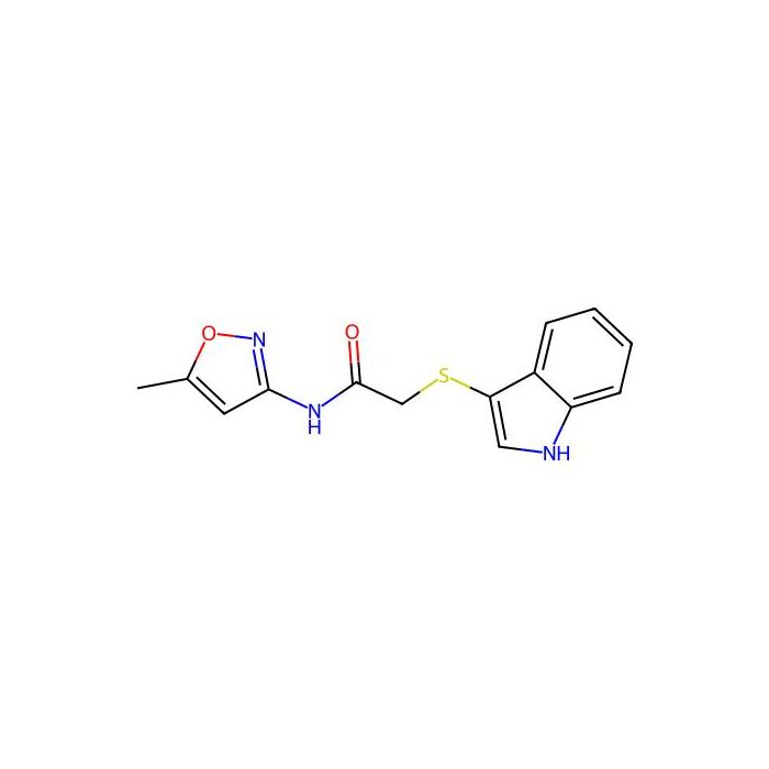 2-(1H-indol-3-ylsulfanyl)-N-(5-methyl-1,2-oxazol-3-yl)acetamide - ≥98% CAS No(450352-01-9) by Aladdin Scientific