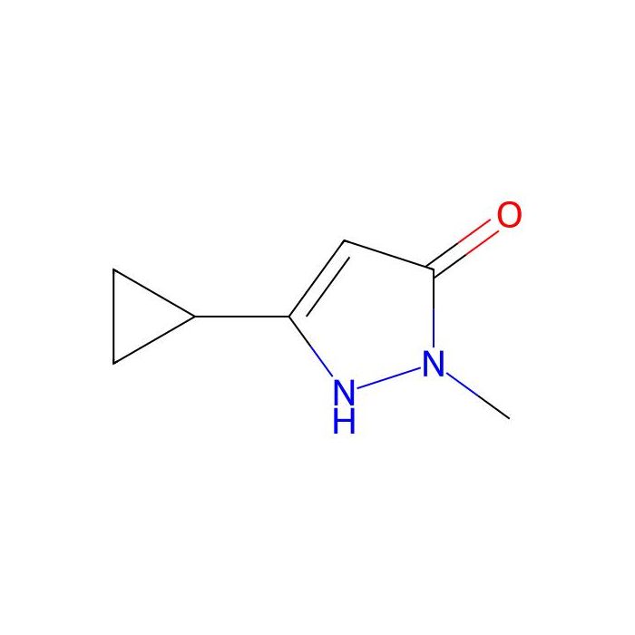 1H-Pyrazol-5-ol, 3-cyclopropyl-1-methyl- - ≥96% CAS No(199125-21-8) by Aladdin Scientific