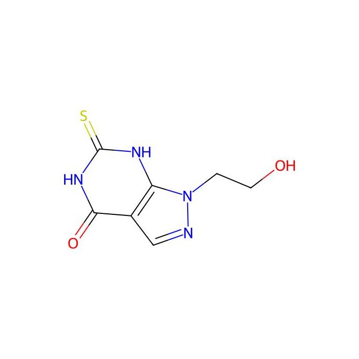 1-(2-hydroxyethyl)-6-mercapto-1,5-dihydro-4{H}-pyrazolo[3,4-{d}]pyrimidin-4-one - ≥95% CAS No(941868-06-0) by Aladdin Scientific