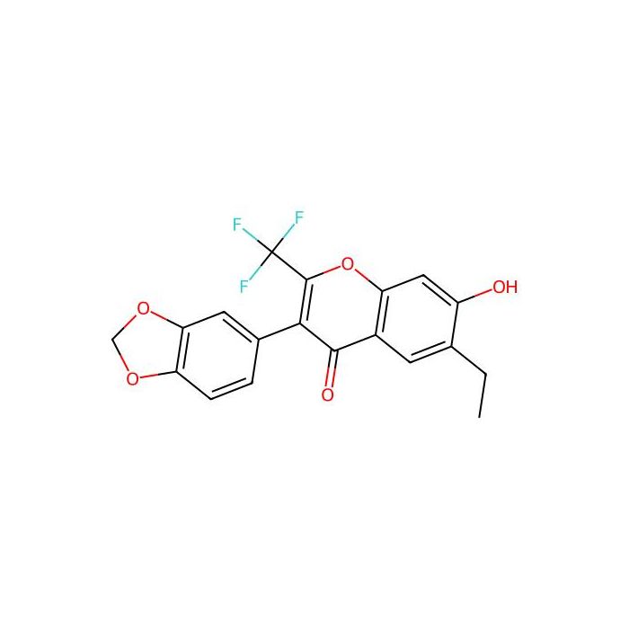 3-(2H-1,3-benzodioxol-5-yl)-6-ethyl-7-hydroxy-2-(trifluoromethyl)-4H-chromen-4-one -  CAS No(170511-49-6) by Aladdin Scientific
