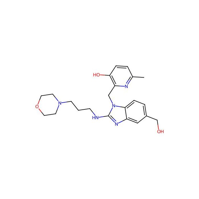 2-((5-(hydroxymethyl)-2-((3-morpholinopropyl)amino)-1H-benzo[d]imidazol-1-yl)methyl)-6-methylpyridin-3-ol - ≥98% CAS No(857067-39-1) by Aladdin Scientific