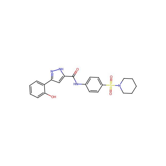 3-(2-Hydroxyphenyl)-N-[4-(piperidine-1-sulfonyl)phenyl]-1H-pyrazole-5-carboxamide - ≥95% CAS No(879464-13-8) by Aladdin Scientific