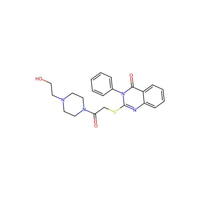 2-((2-(4-(2-hydroxyethyl)piperazin-1-yl)-2-oxoethyl)thio)-3-phenylquinazolin-4(3H)-one -  CAS No(315695-74-0) by Aladdin Scientific