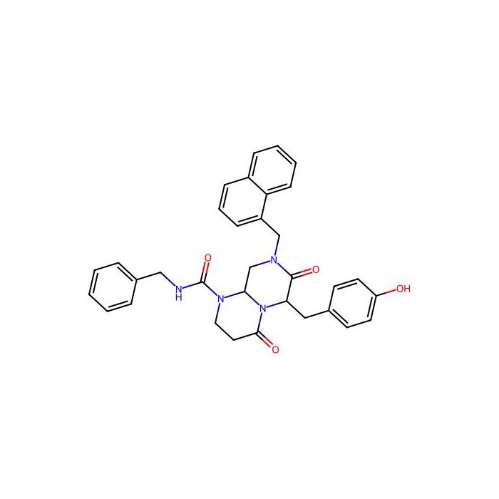 2H-Pyrazino[1,2-A]pyrimidine-1(6H)-carboxamide,hexahydro-6-[(4-hydroxyphenyl)methyl]-8-(1-naphthalenylmethyl)-4,7-dioxo-N-(phenylmethyl)-,(6R,9AR)-rel- -  CAS No(20741453) by Aladdin Scientific