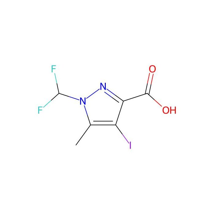 1H-Pyrazole-3-carboxylic acid, 1-(difluoromethyl)-4-iodo-5-methyl- - ≥97% CAS No(1354704-36-1) by Aladdin Scientific