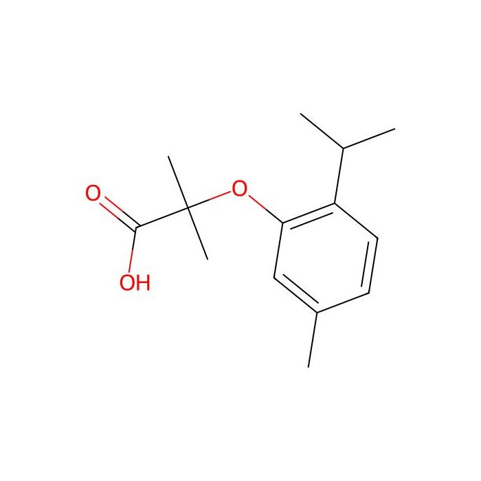 2-(2-Isopropyl-5-methylphenoxy)-2-methylpropanoic acid - ≥95% CAS No(97283-84-6) by Aladdin Scientific
