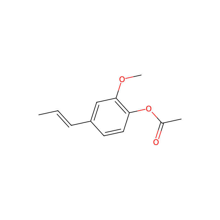 Isoeugenyl acetate - FCC, ≥98% CAS No(93-29-8) by Aladdin Scientific