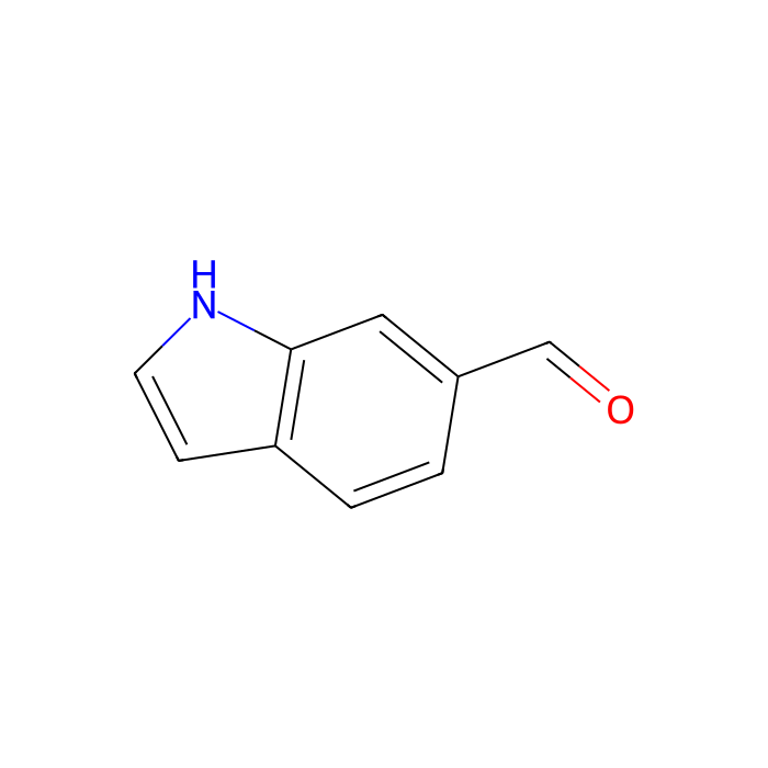 Indole-6-carboxaldehyde - ≥98%(GC) CAS No(1196-70-9) by Aladdin Scientific