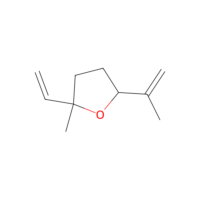 2-Isopropenyl-5-methyl-5-vinyltetrahydrofuran (mixture of isomers) - ≥97%, mixture of isomers CAS No(13679-86-2) by Aladdin Scientific