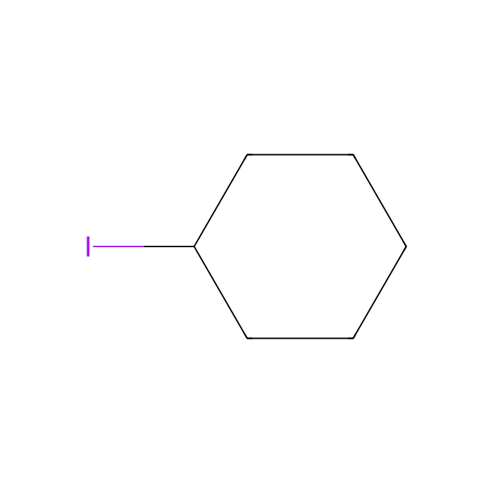 Iodocyclohexane (stabilized with Copper chip) - ≥98%(GC) CAS No(626-62-0) by Aladdin Scientific