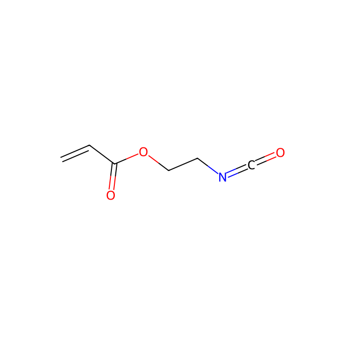 2-Isocyanatoethyl acrylate(AOI) - ≥98%(GC),stabilized with BHT CAS No(13641-96-8) by Aladdin Scientific