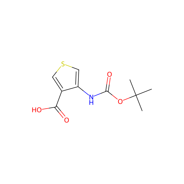 4-tert-Butoxycarbonylamino-thiophene-3-carboxylic acid -  CAS No(108180-63-8) by Aladdin Scientific