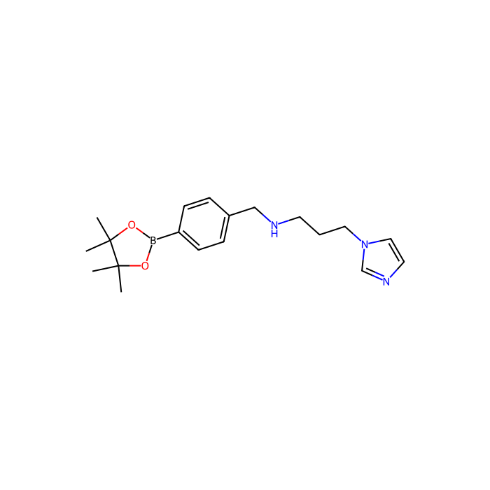 4-[(3-(1H-Imidazol-1-yl)propyl)aminomethyl]phenylboronic acid pinacol ester - ≥97% CAS No(1257648-78-4) by Aladdin Scientific