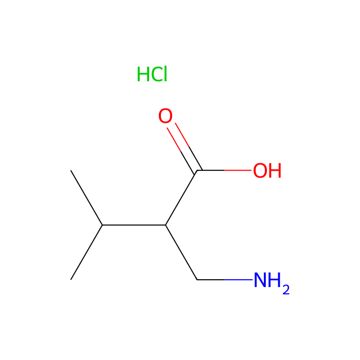 (R)-2-(Aminomethyl)-3-methylbutyric acid hydrochloride - ≥97% CAS No(1276055-45-8) by Aladdin Scientific