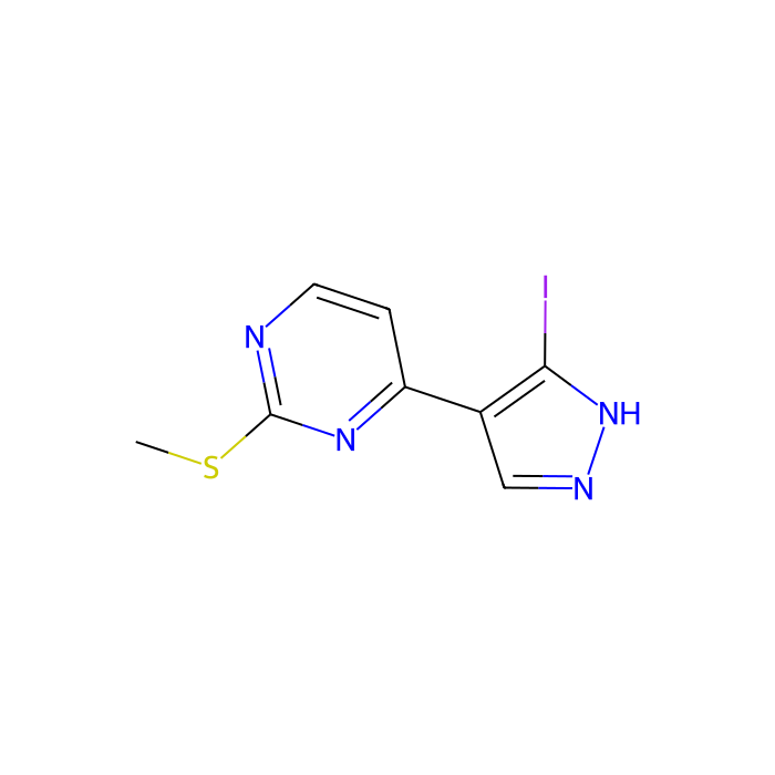 4-(3-Iodo-1h-pyrazol-4-yl)-2-(methylthio)pyrimidine - ≥95% CAS No(1111638-74-4) by Aladdin Scientific