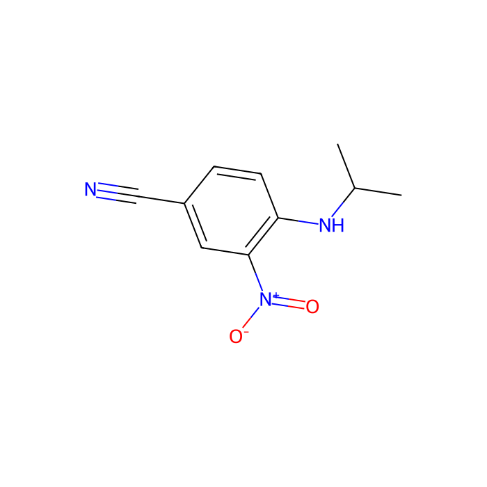 4-(Isopropylamino)-3-nitrobenzonitrile - ≥98% CAS No(355022-17-2) by Aladdin Scientific