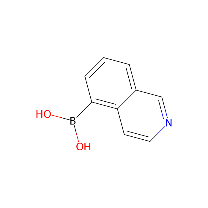 Isoquinoline-5-boronic acid(contains varying amounts of Anhydride) - ≥96% CAS No(371766-08-4) by Aladdin Scientific