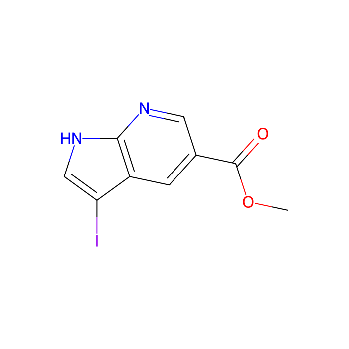 3-Iodo-1h-pyrrolo[2,3-b]pyridine-5-carboxylic acid methyl ester - ≥95% CAS No(944937-30-8) by Aladdin Scientific