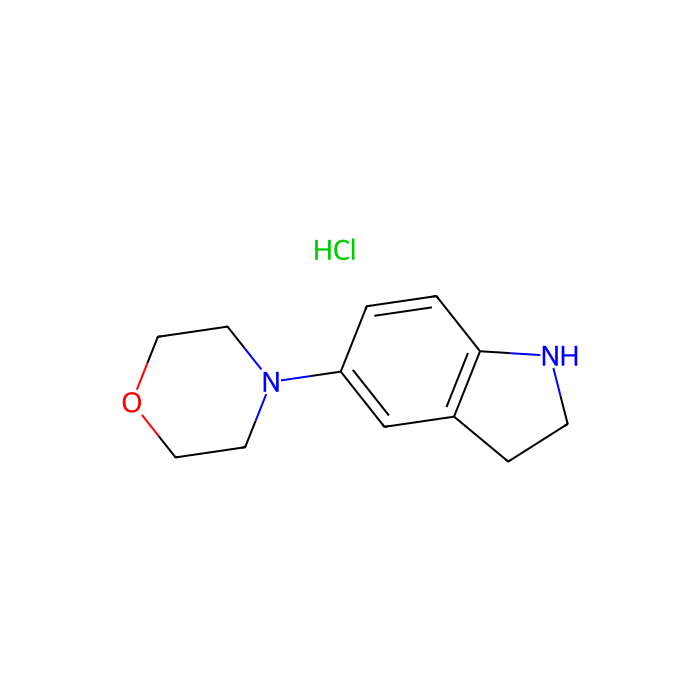 4-(Indolin-5-yl)morpholine hydrochloride - ≥95% CAS No(1646152-53-5) by Aladdin Scientific