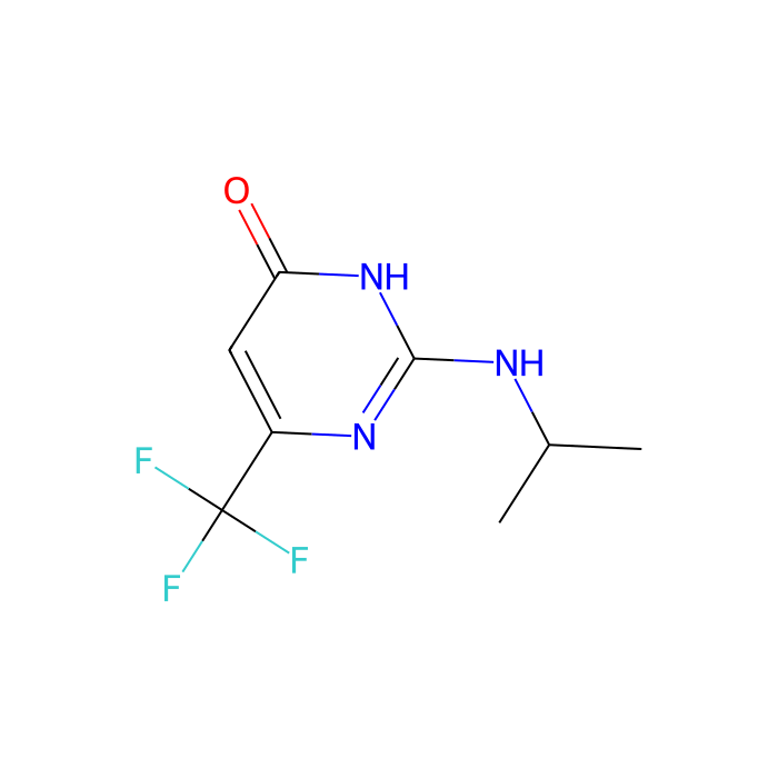 4-Hydroxy-2-isopropylamino-6-(trifluoromethyl)pyrimidine - ≥90% CAS No(339011-06-2) by Aladdin Scientific