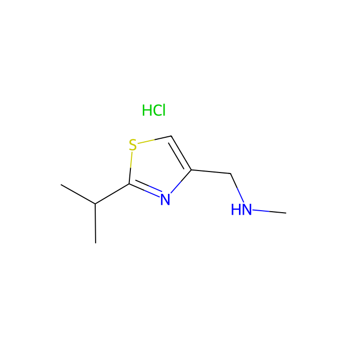 1-(2-Isopropylthiazol-4-yl)-N-methylmethanamine hydrochloride - ≥95% CAS No(908591-25-3) by Aladdin Scientific