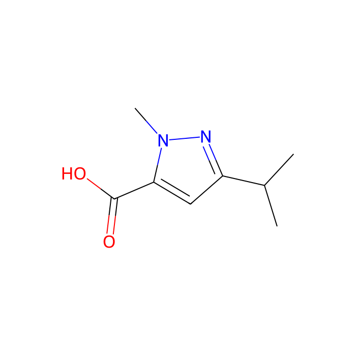 1-Methyl-3-Isopropyl-1H-Pyrazole-5-Carboxylicacid - ≥97% CAS No(78208-73-8) by Aladdin Scientific