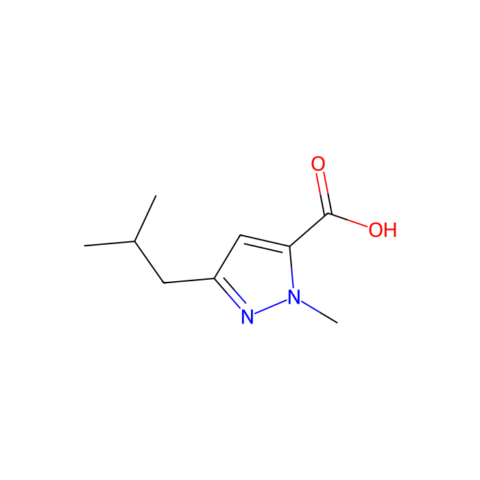 5-Isobutyl-2-methyl-2H-pyrazole-3-carboxylic acid - ≥97% CAS No(769132-77-6) by Aladdin Scientific